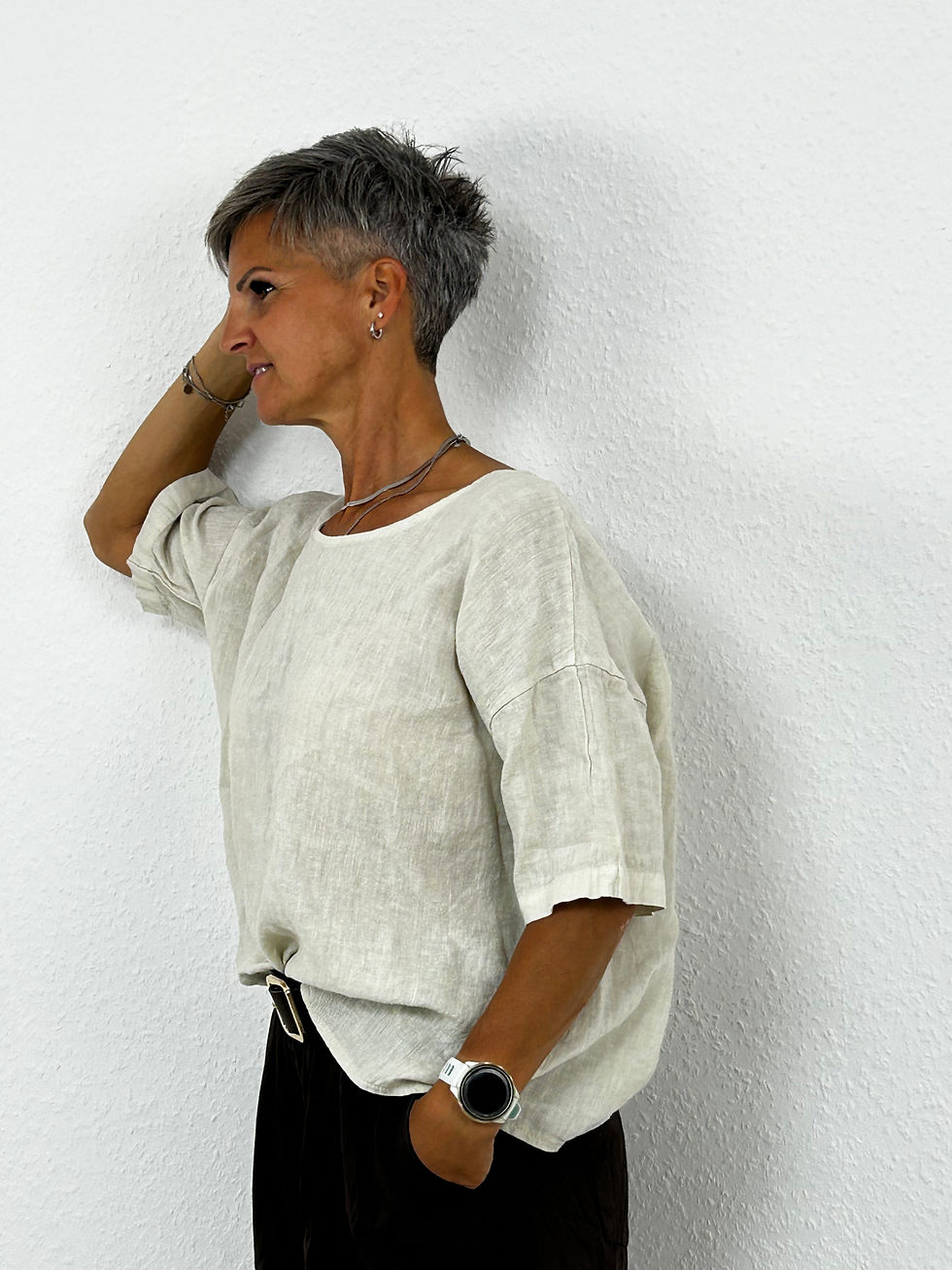 Miniaturbild: Leinen Shirt "Labamba" beige