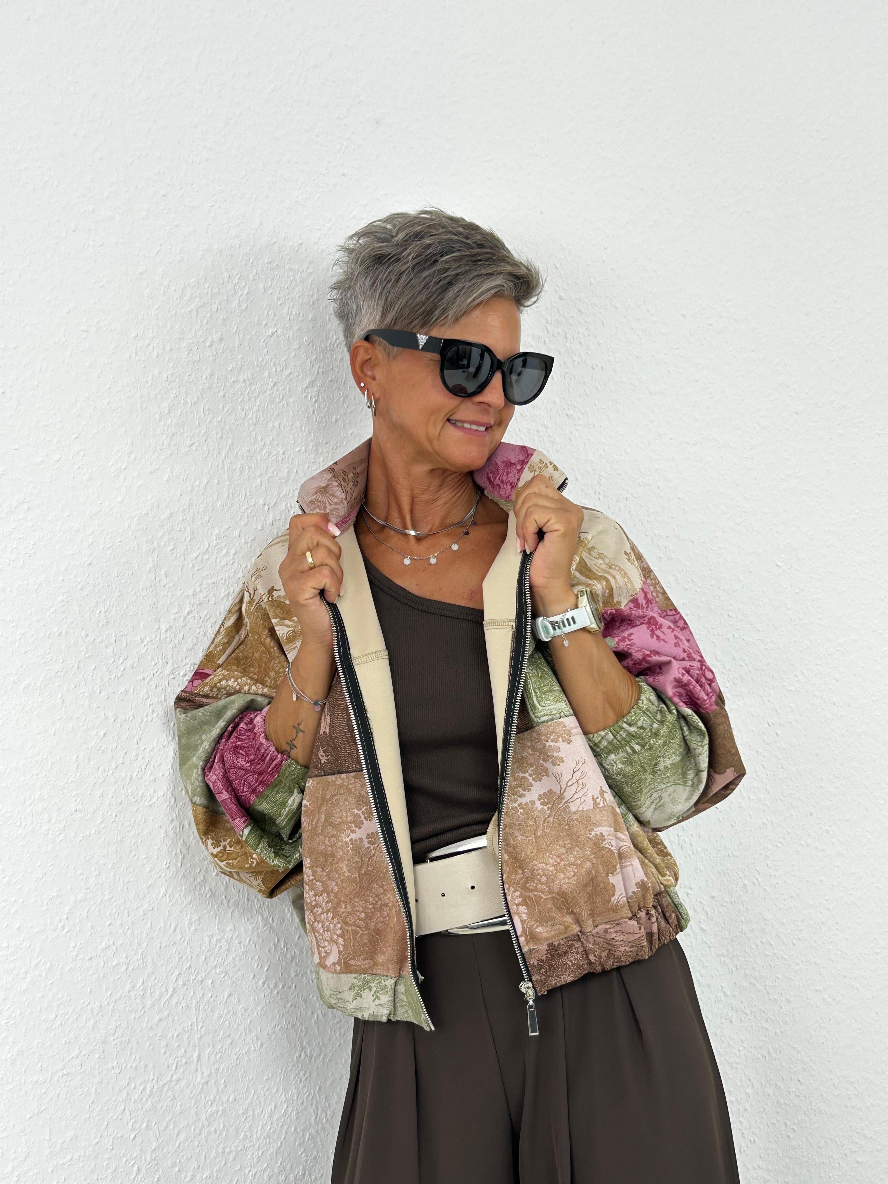Jacke "Flora" Waschleder-Optik