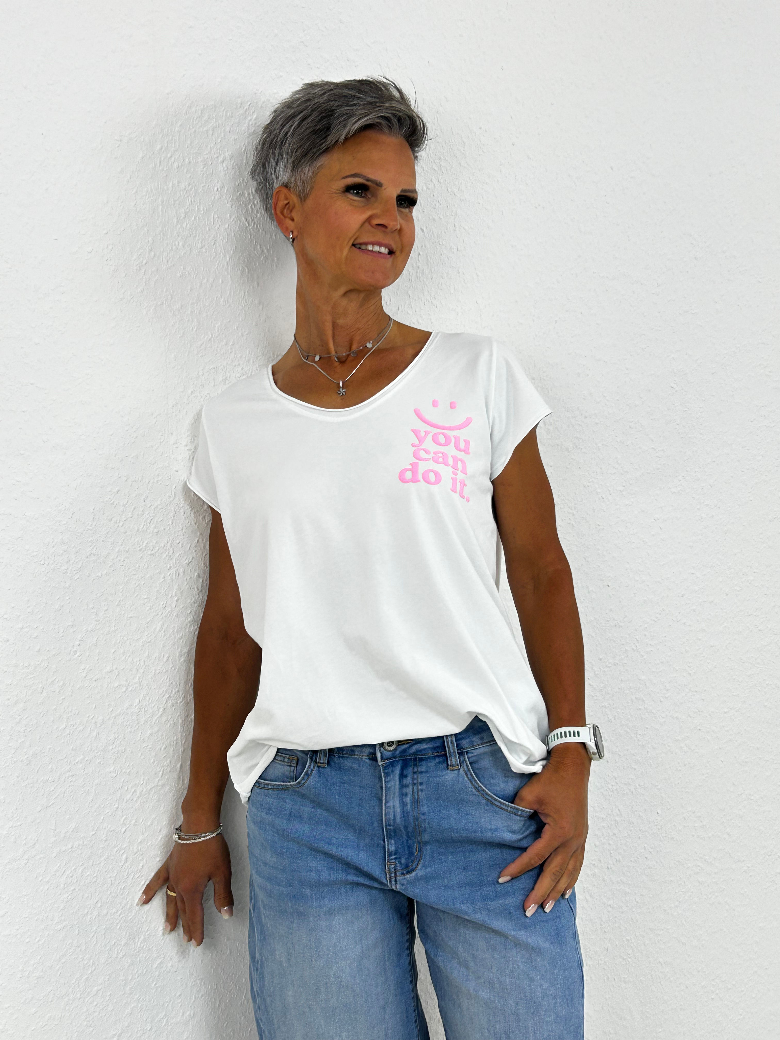T-Shirt "Doit" weiß