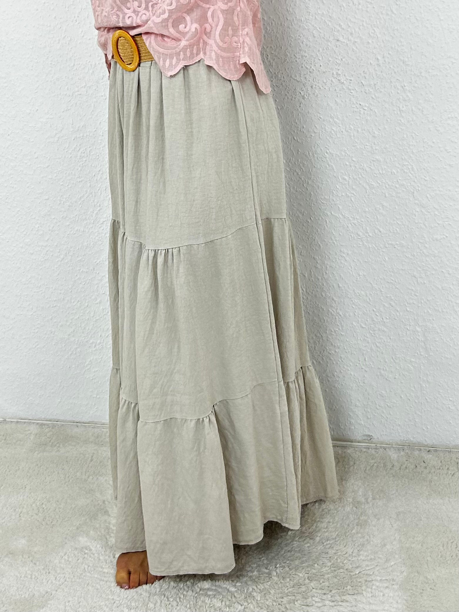 Langer Rock "City" beige