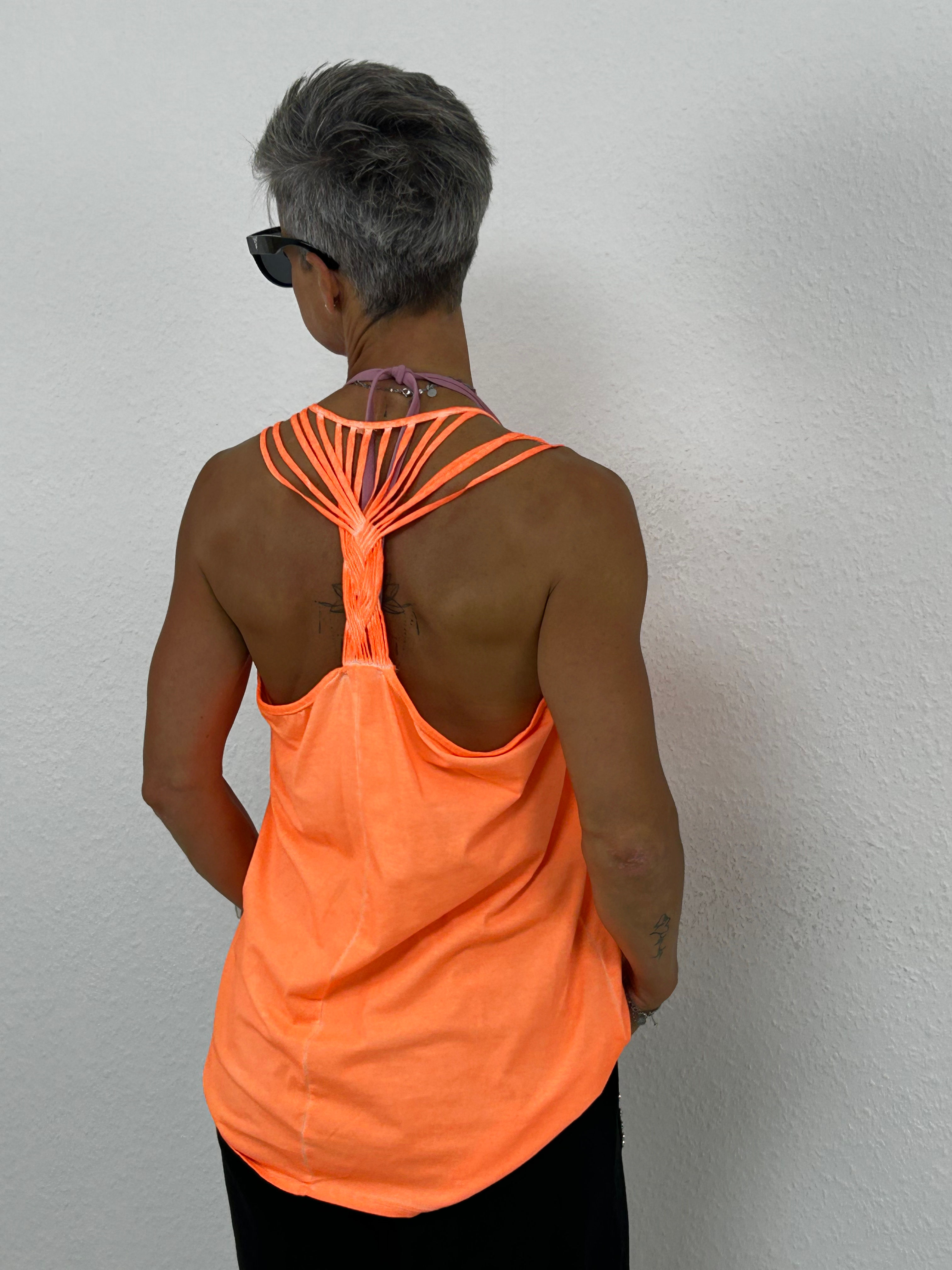 Top "Hira" neonorange