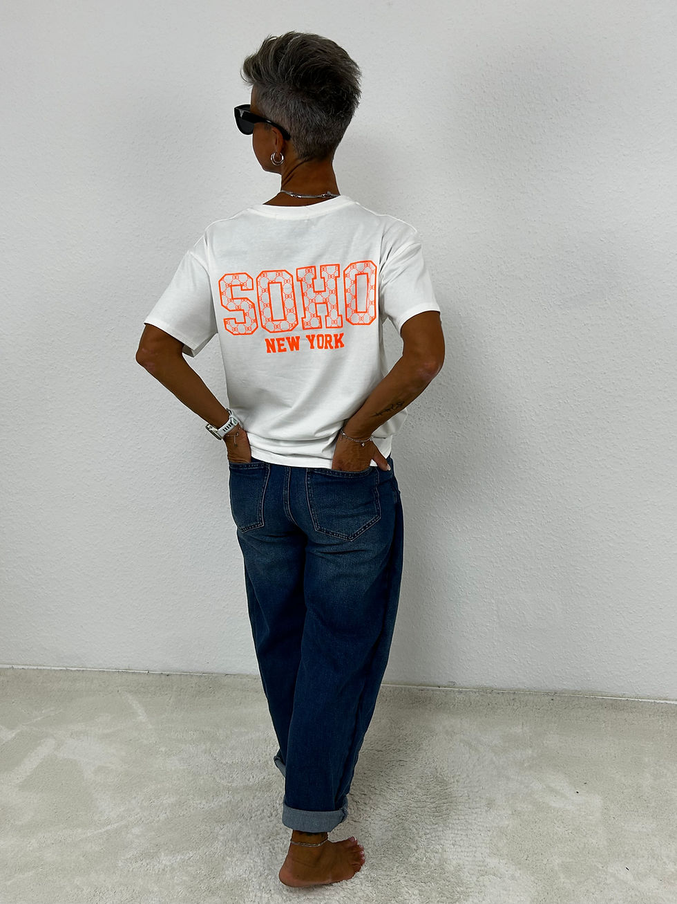 Miniaturbild: Außergewöhnliche Jeans "Samantha“ Dark - Denim
