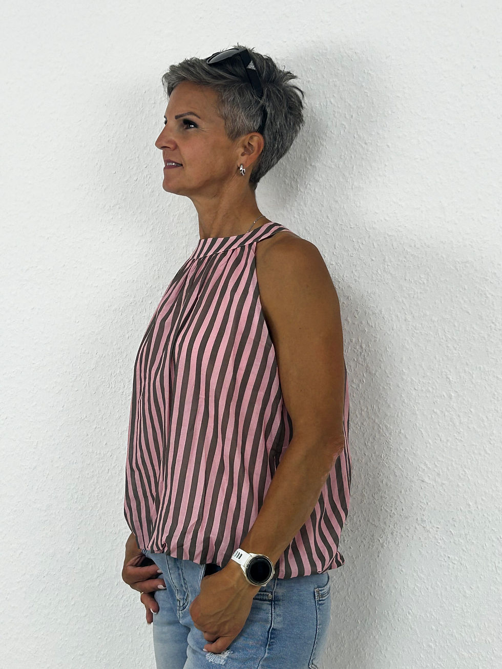 Miniaturbild: Neckholder Top „Bia“ rosa-taupe