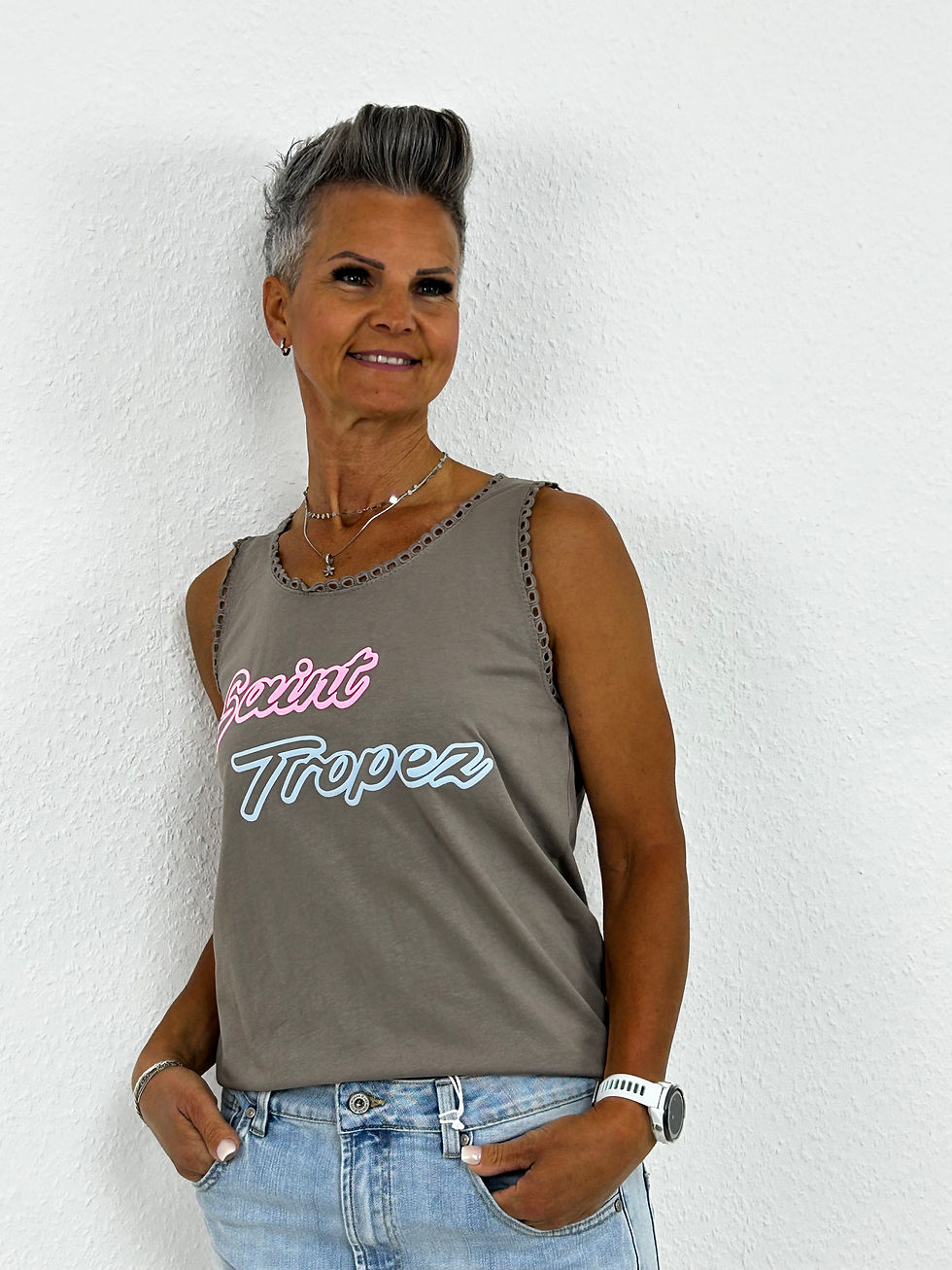 Miniaturbild: Top "Saint Tropez" taupe