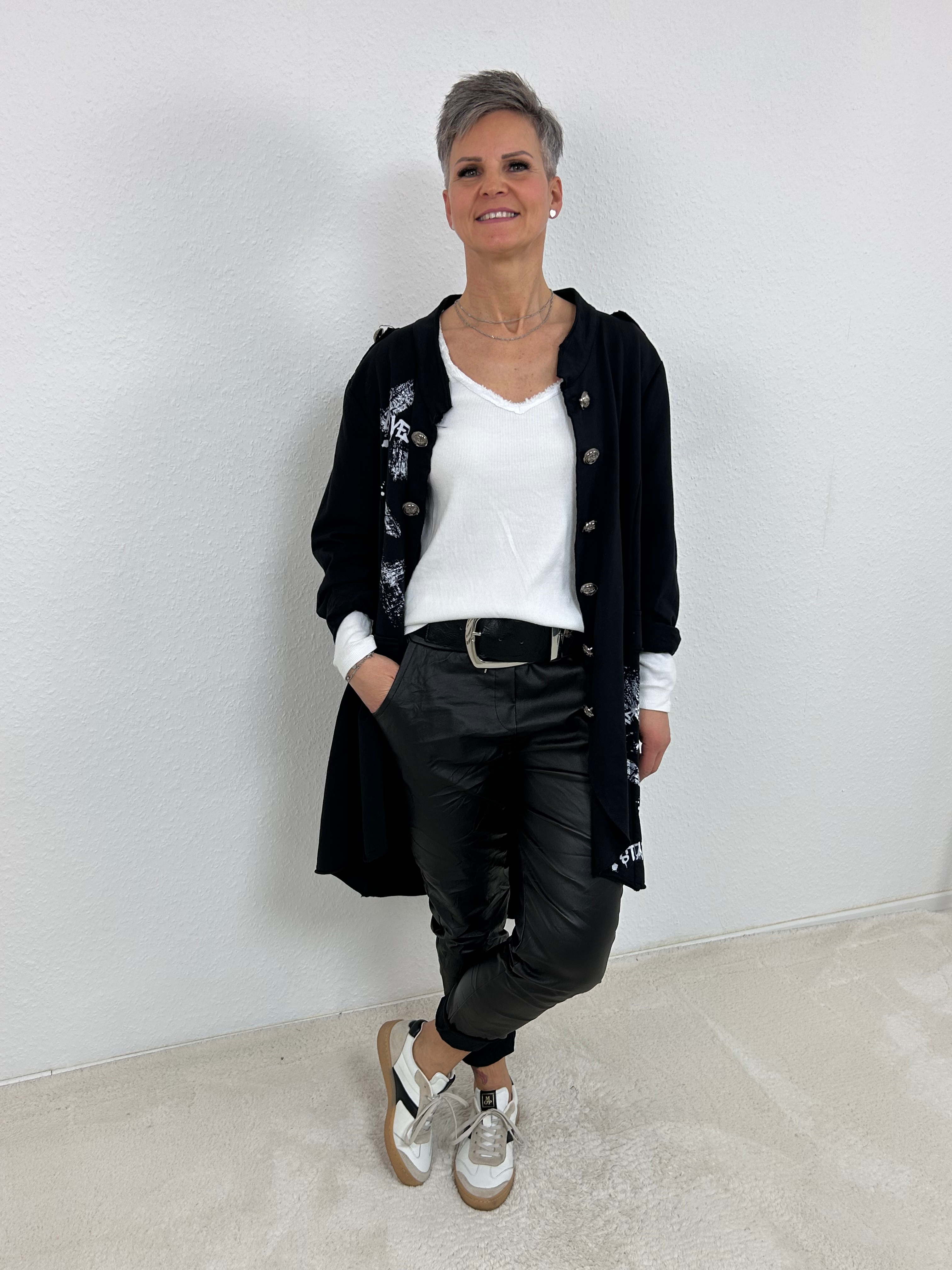 Longblazer „Military“ schwarz