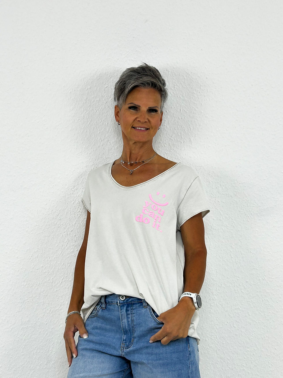 Miniaturbild: T-Shirt "Doit" beige