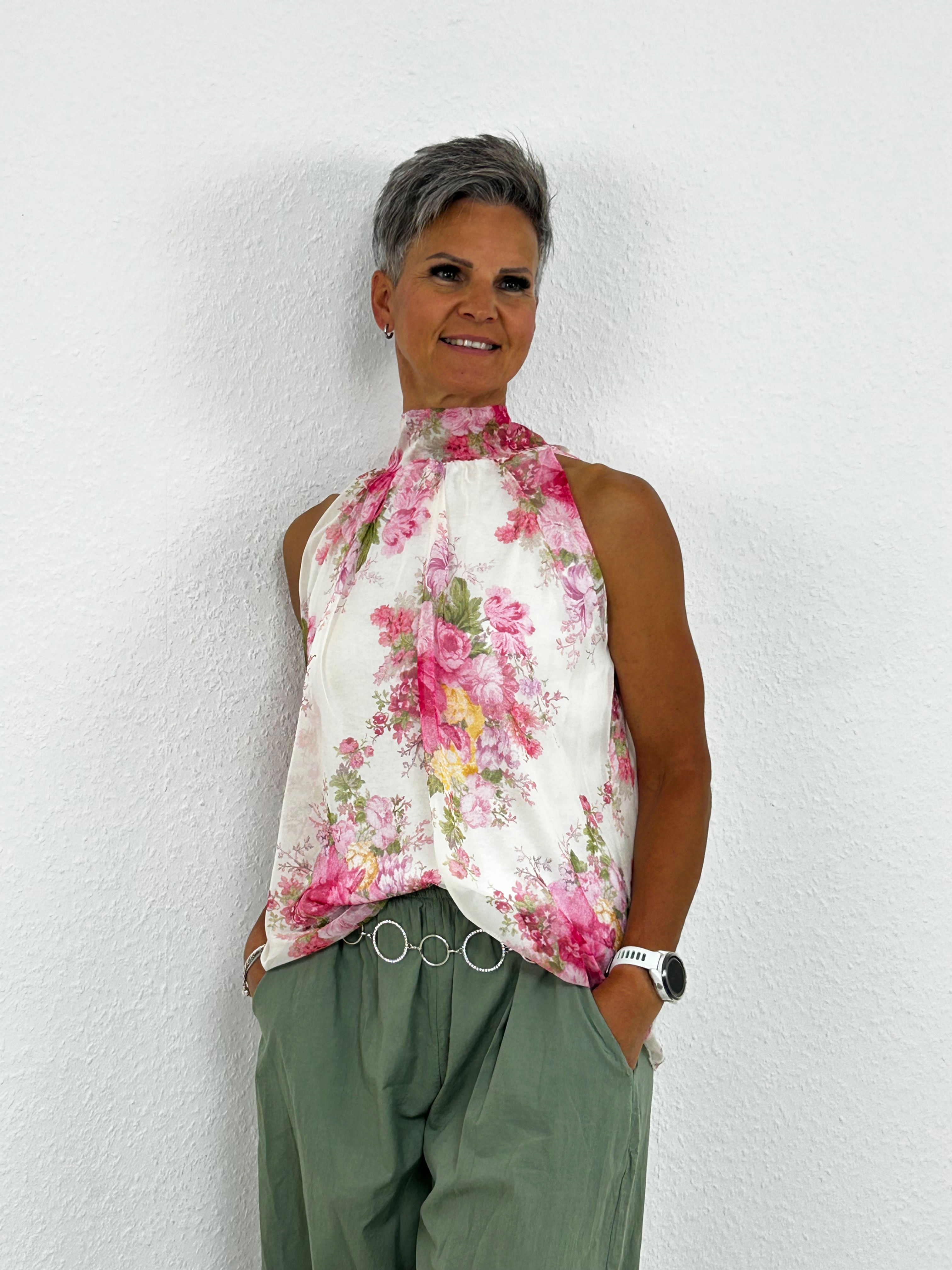 Neckholder Top "Shilala" pink