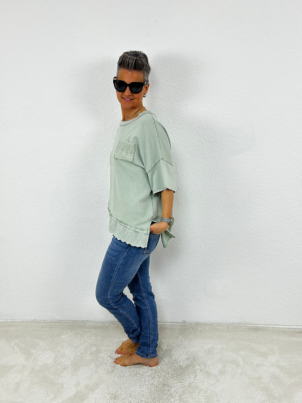 Miniaturbild: Shirt "Sanja" oliv