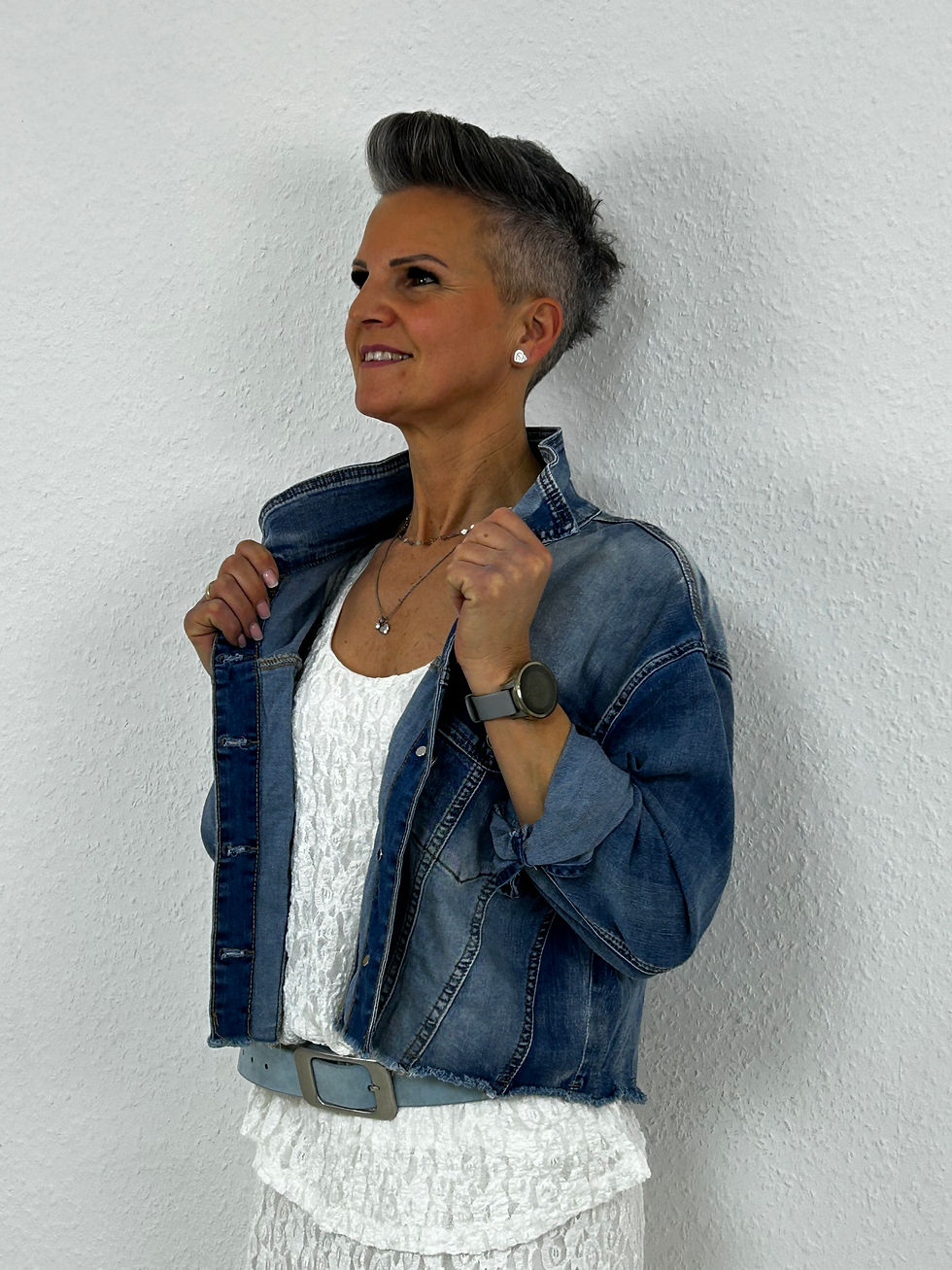 Miniaturbild: Spitzentop "Brokaty“ weiß