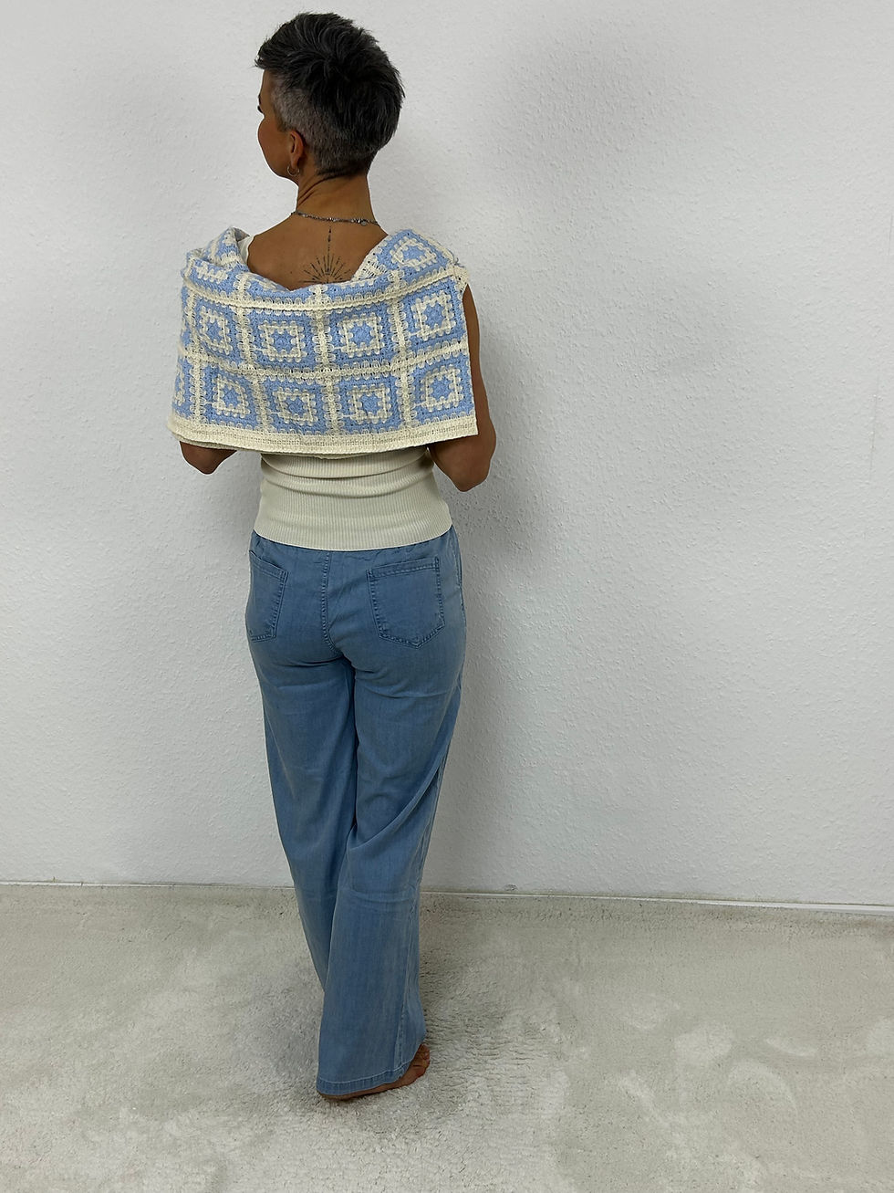 Miniaturbild: Leichtfallende Hose "Selin" light denim