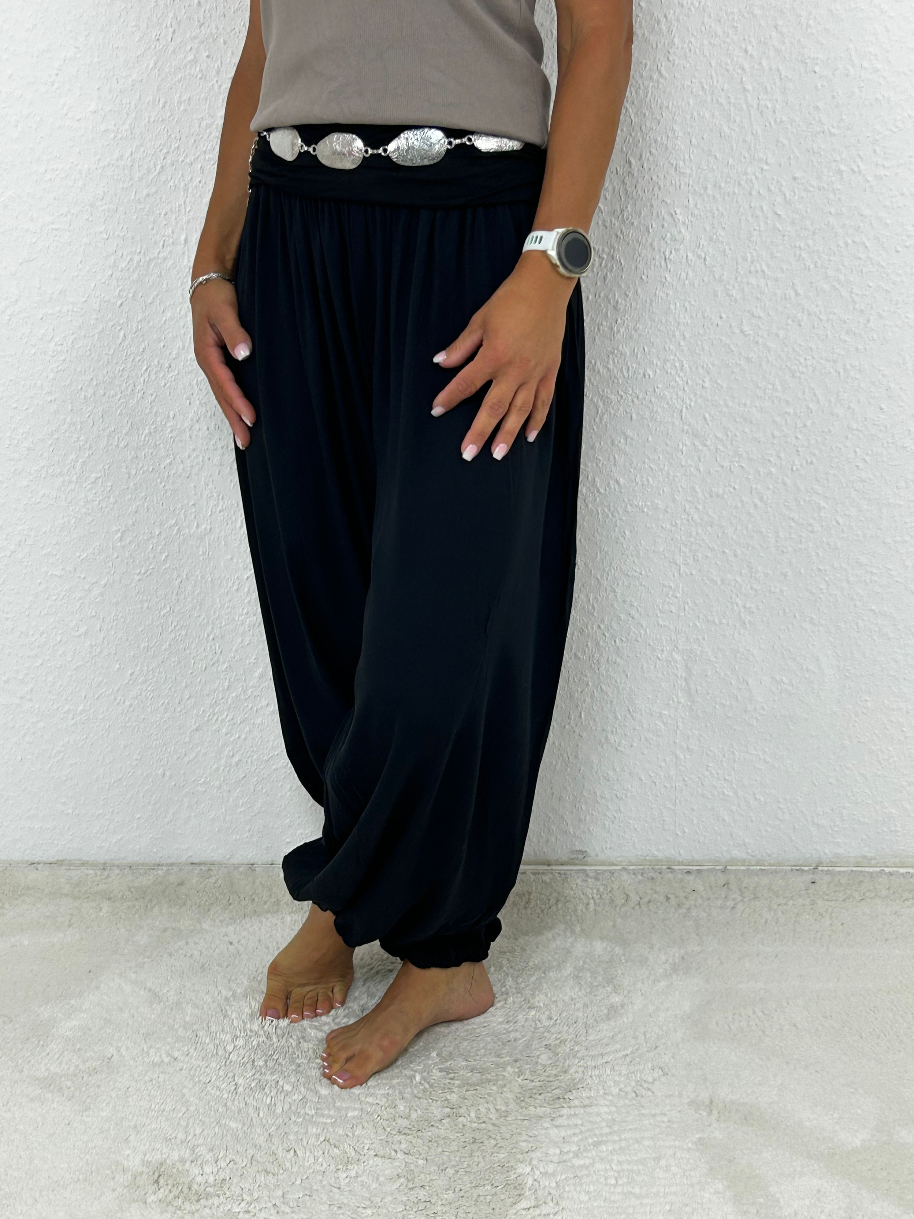 Leichte Pumphose "Jasmin" schwarz