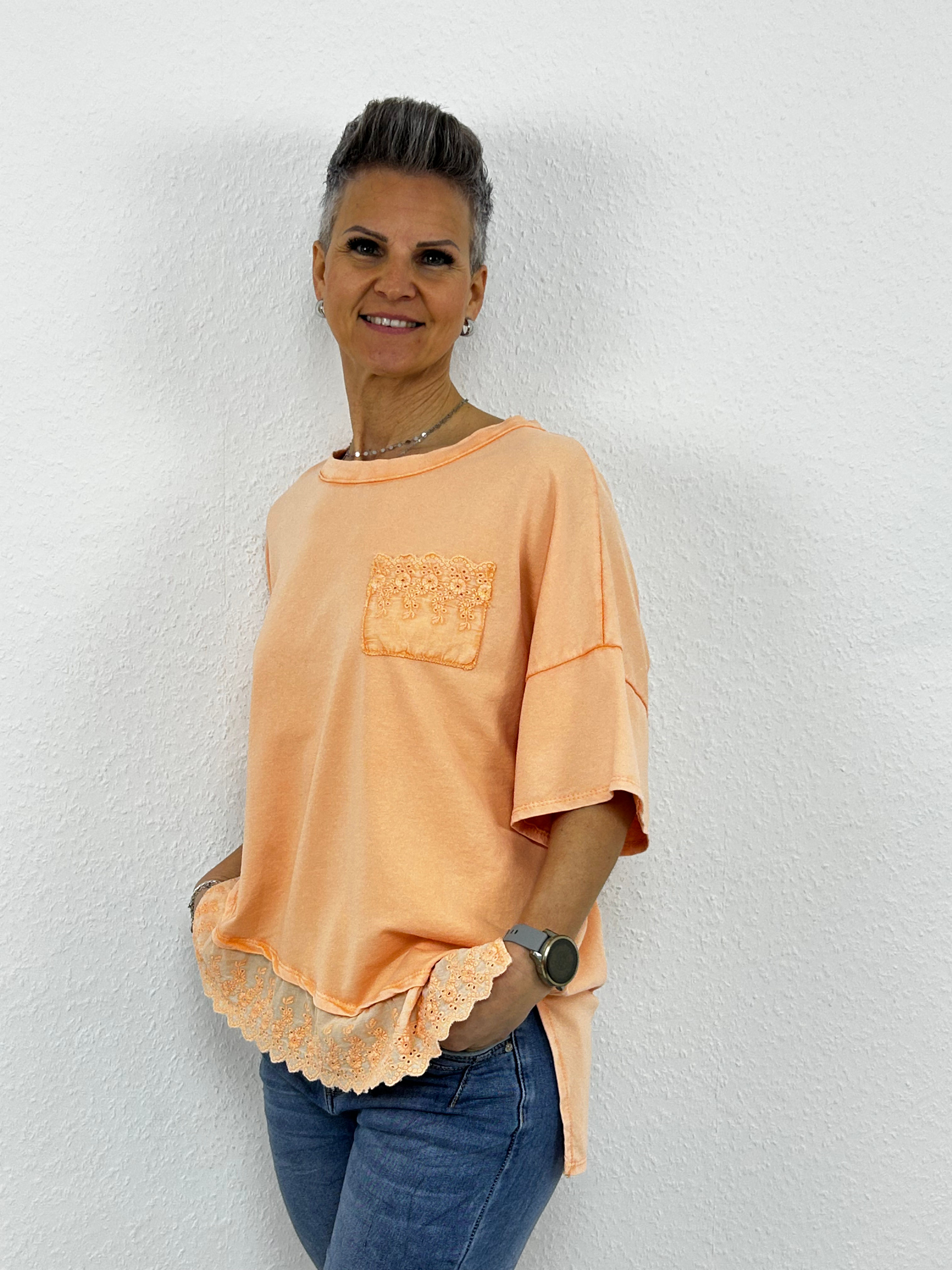 Shirt "Sanja" aprikot
