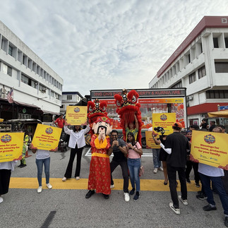 Acara Ong For All pasar malam Taman Connaught, Cheras