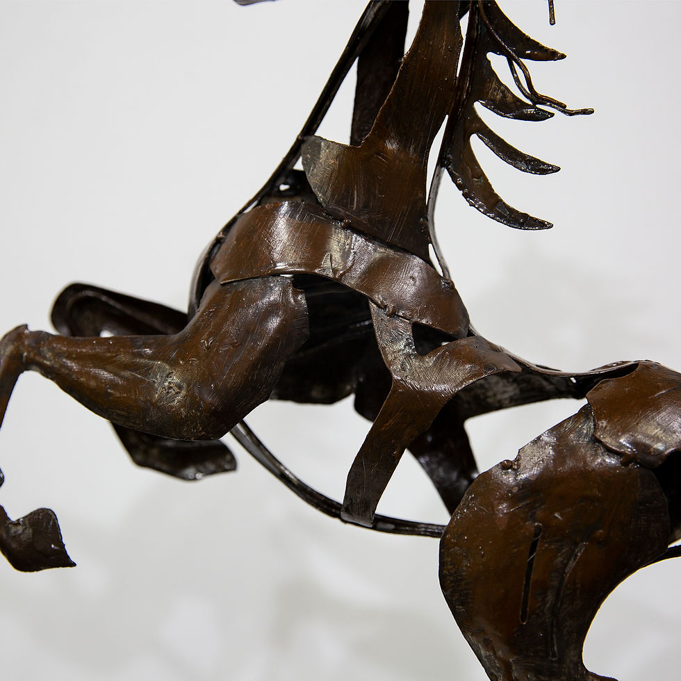 Thumbnail: 3D Metal Art Prancing Horse