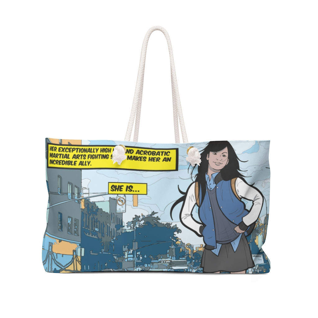 Julia "Super Genius" Weekender Bag