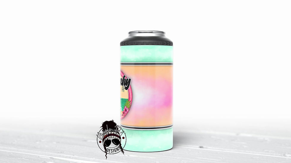 Thumbnail: Beachy AF Wrap | Can Cooler Sublimation