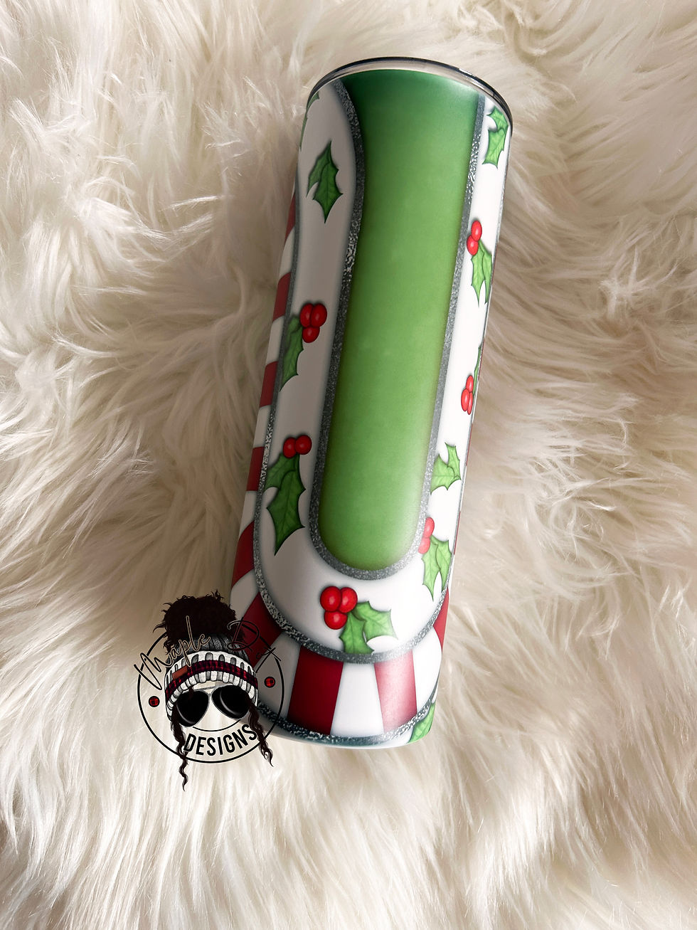 Thumbnail: Christmas Wave Tumbler Wrap | Christmas Sublimation
