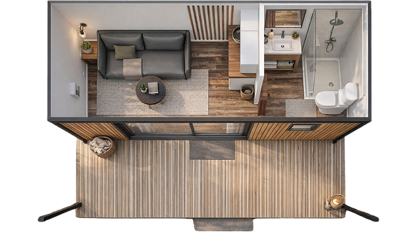 20 cc Aménagé salle de bain