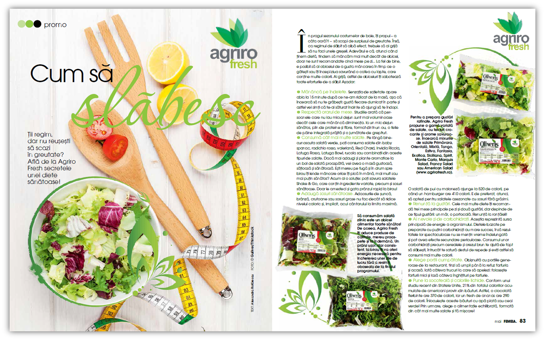 Proiect special revista Femeia