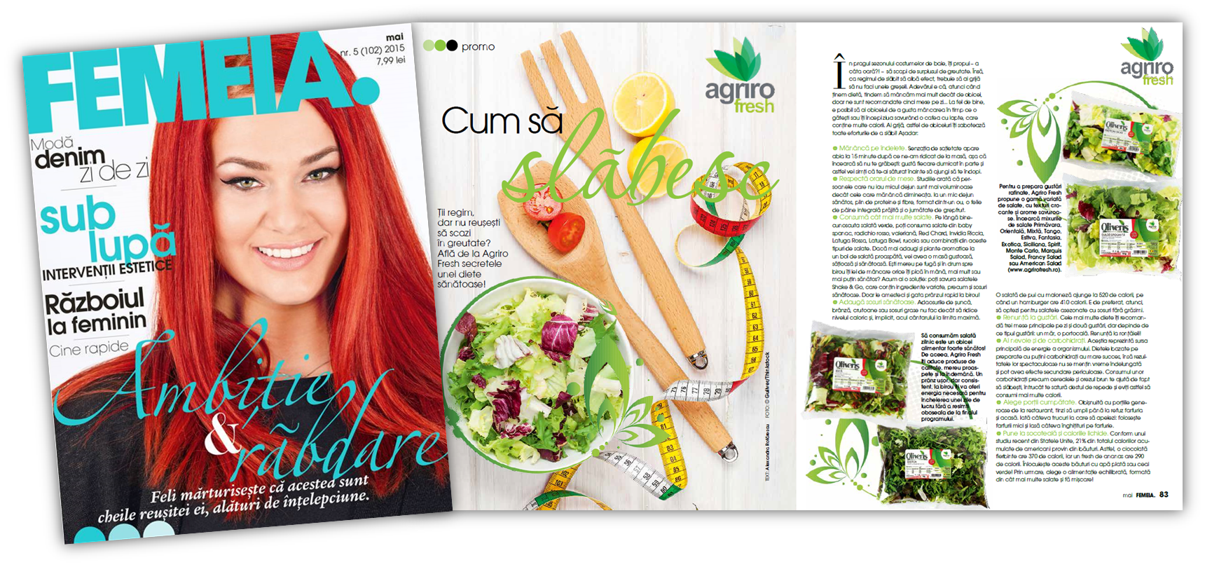 Branding revista Femeia Mai