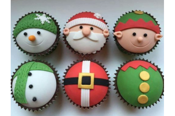 Cupcakes de Navidad