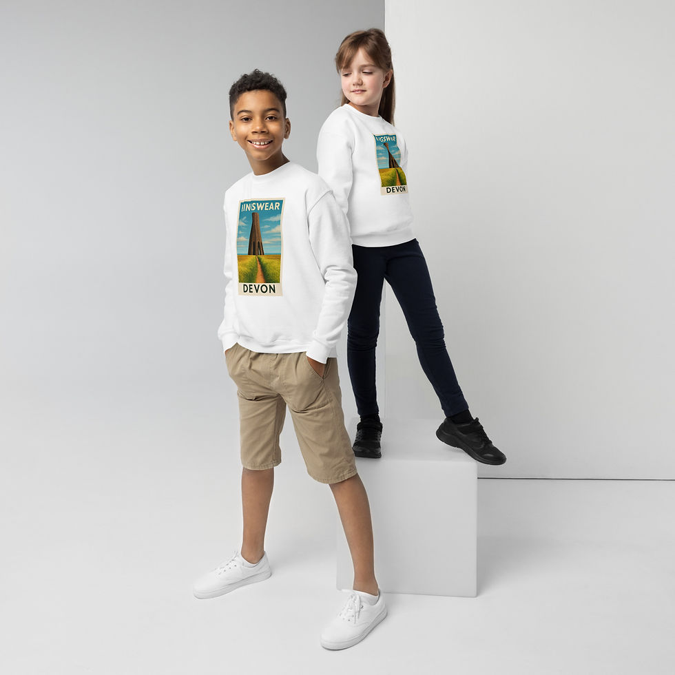 Thumbnail: The Daymark Kingswear - Youth crewneck sweatshirt