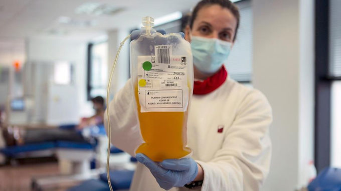 Aplicaron plasma a cuatro pacientes de Covid-19 en Buenos Aires