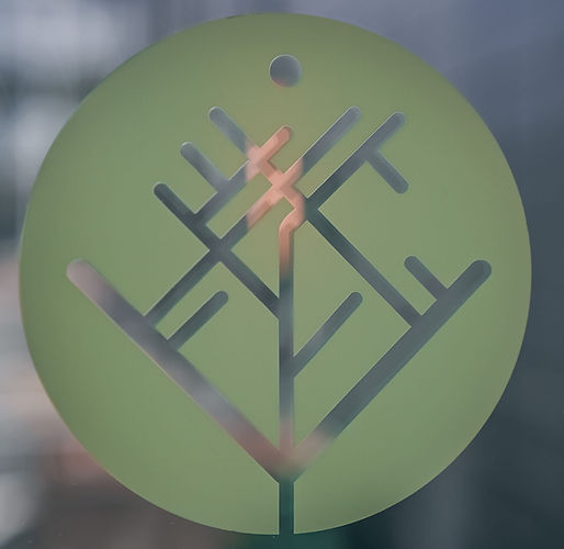 Vitae Green logo on door