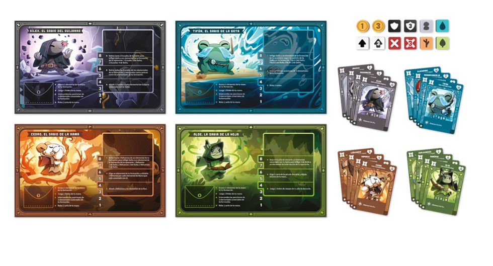 Dominio de los Elementos | Tablero Ninja | Board Games