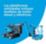Miniatura: PLATAFORMA ARTICULADA ELÉCTRICA - AB14EJ (AB460EJ)
