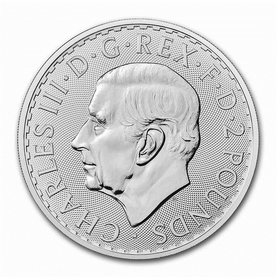 Thumbnail: 2023 Silver Royal Mint Britannia King Charles III 1 oz BU