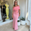 Thumbnail: Benni Nico Off Shoulder Maxi Dress in Candyfloss