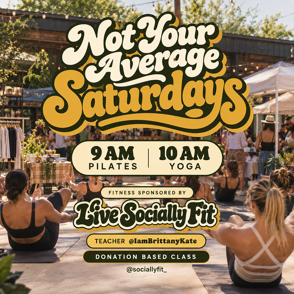 Not Your Average Saturdays | Pilates Vibes + Vendors