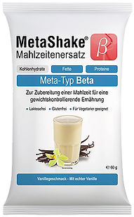 Meta-Typ Beta MetaShake Mahlzeitenersatz MetaCheck Gen-Diät CoGAP abnehmen DNA-Test