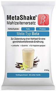 Meta-Typ Beta MetaShake Mahlzeitenersatz MetaCheck Gen-Diät CoGAP abnehmen DNA-Test