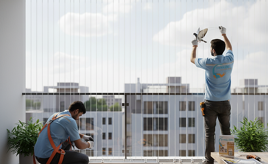 invisbel grill for balcony