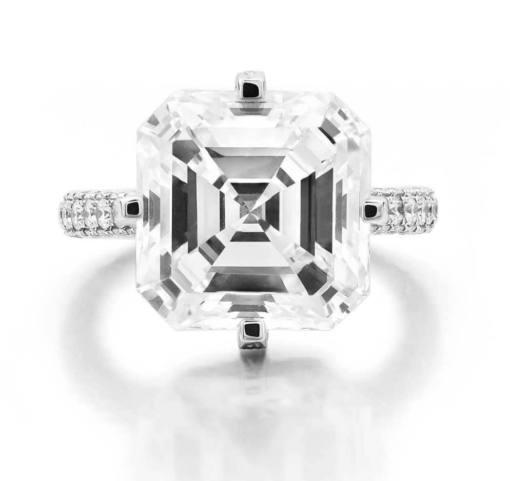 asscher cut diamond, asscher, step cut