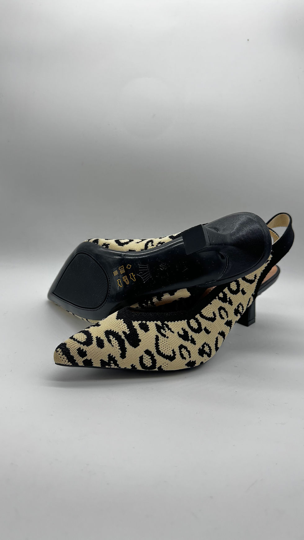 Miniatura: Slingback tessuto leopardo-MARINA GREY