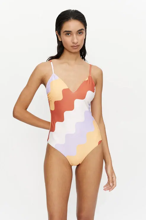 Costume intero zig zag