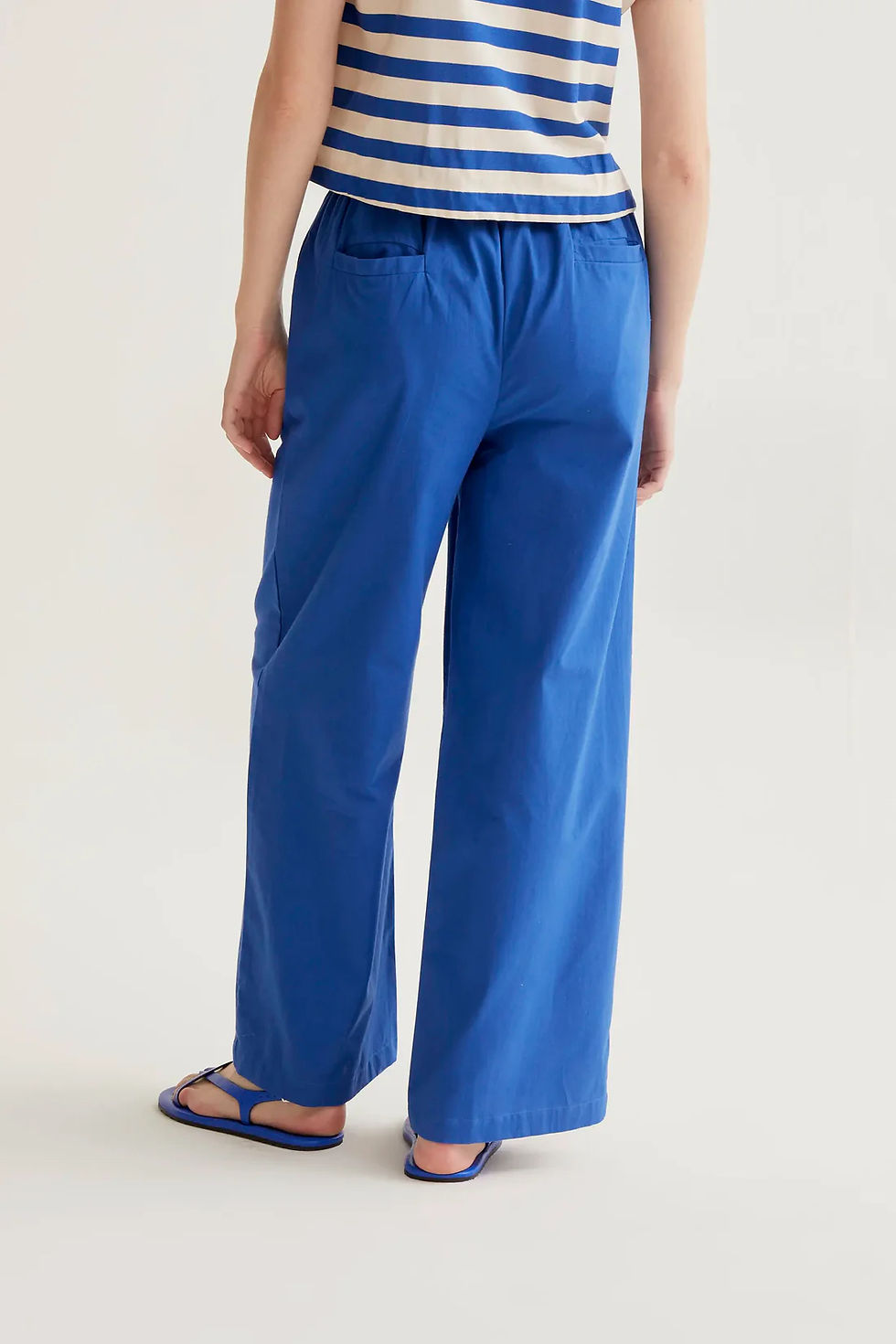 Miniatura: Pantaloni blu 100% cotone