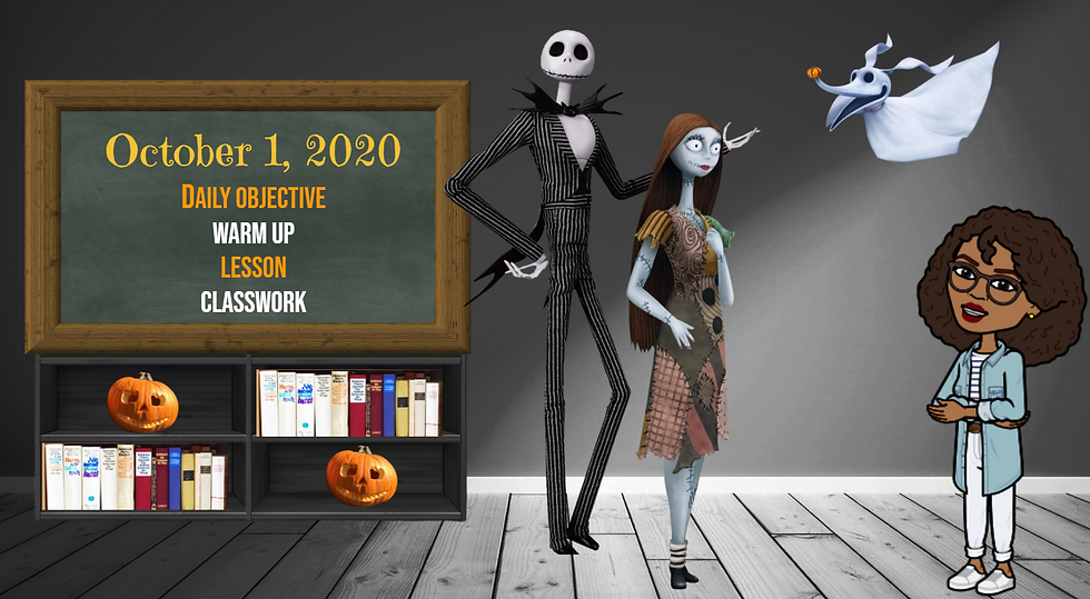 Thumbnail: Halloween and Fall Bitmoji Classrooms (Slides)