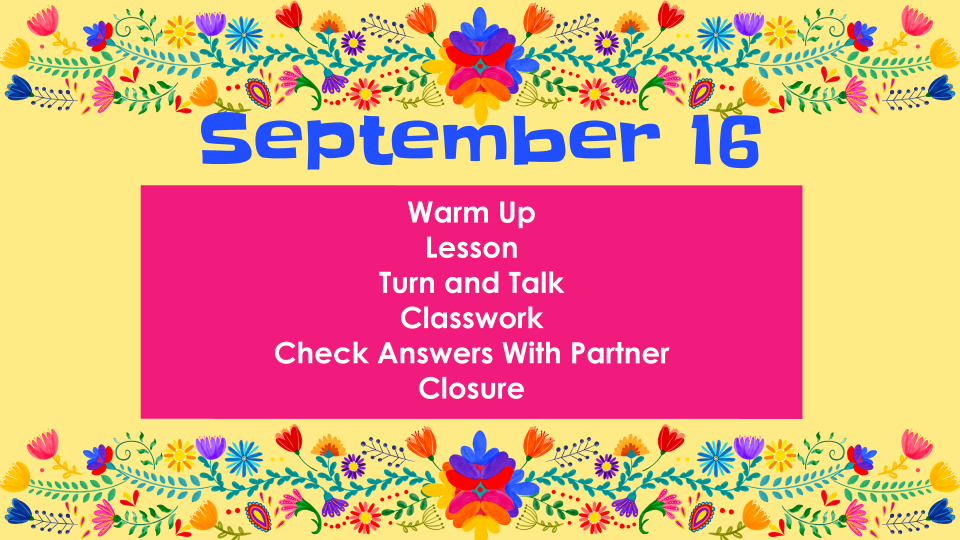 Thumbnail: Hispanic Heritage Month AgendaTemplates