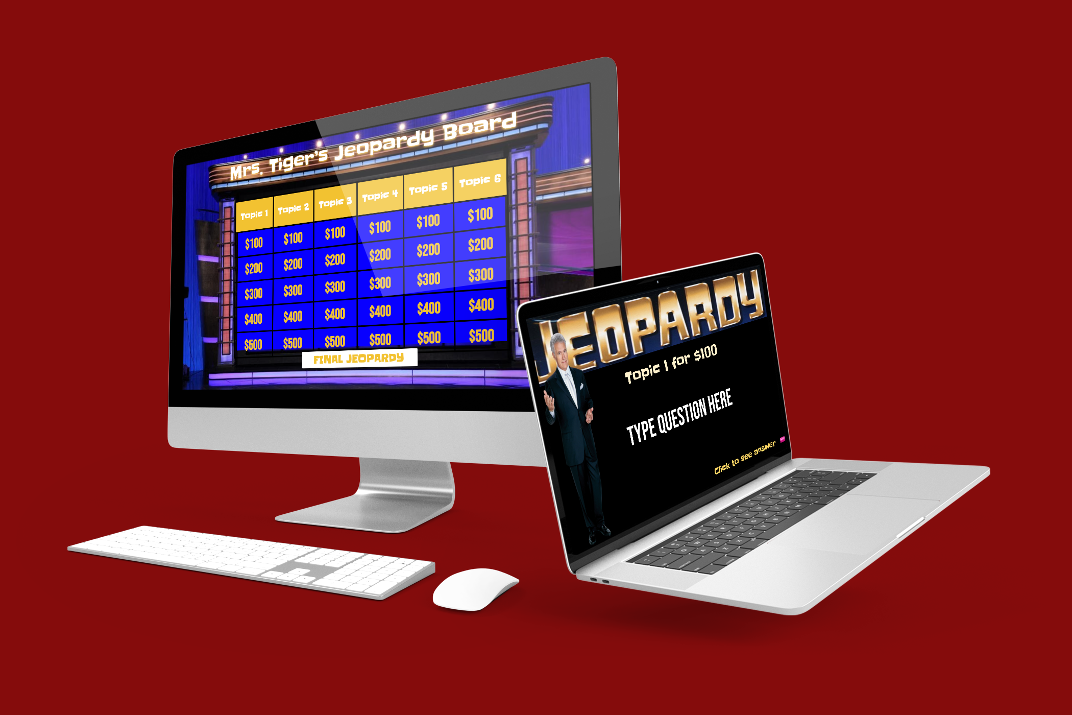 Jeopardy Game (added bonus: free holiday Jeopardy for December)