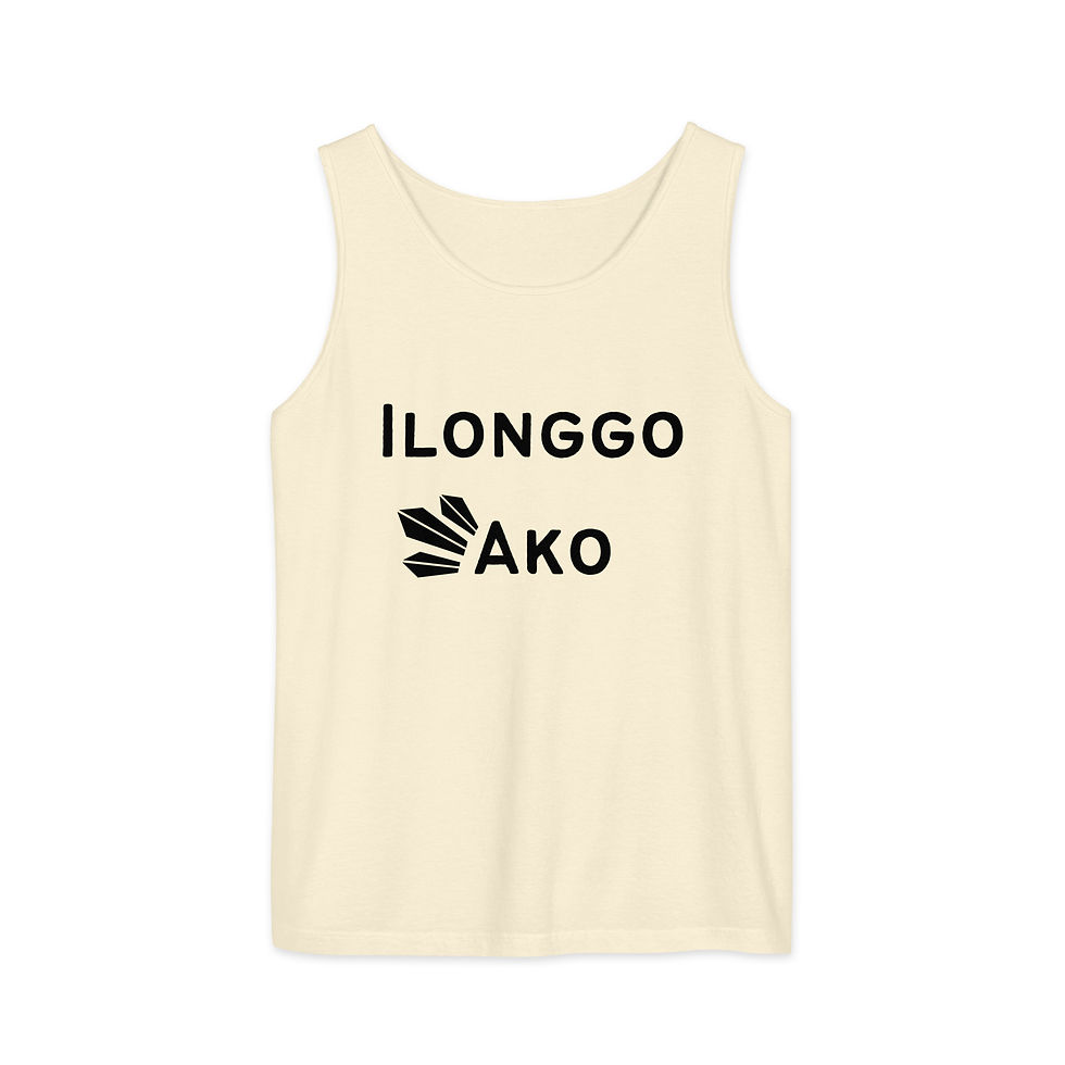 Thumbnail: ilonggo ako tank top white
