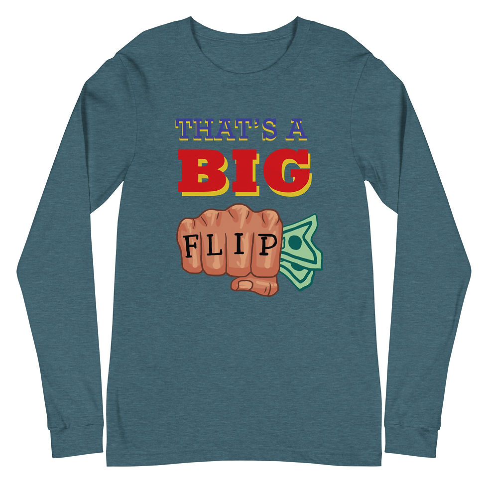 Thumbnail: Unisex BIG FLIP Long Sleeve Tee