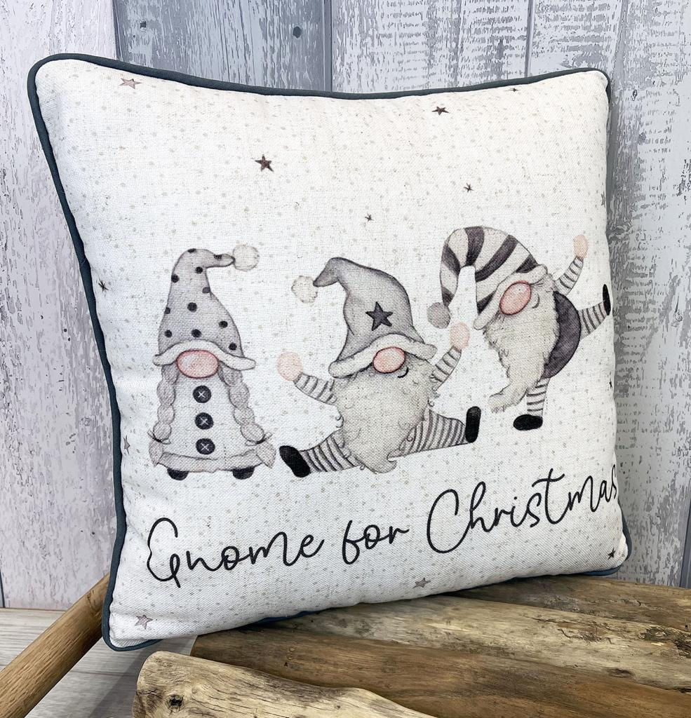 Gnome For Christmas Cushion