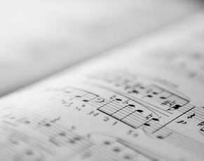 Sheet Music Closeup