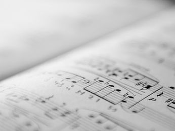 Sheet Music Closeup