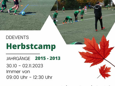 Fußballcamp im Herbst beim TSV Murnau