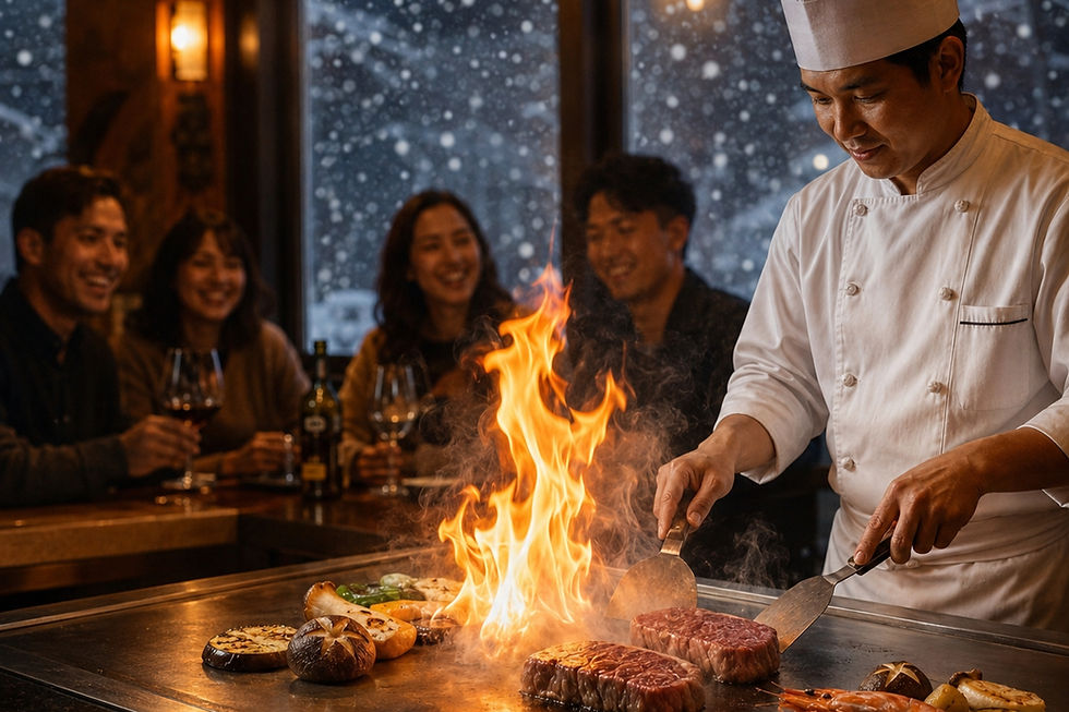 Winter is the best time for Teppanyaki